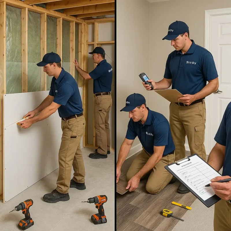 Repairs and Reconstruction process in New Hempstead, NY
